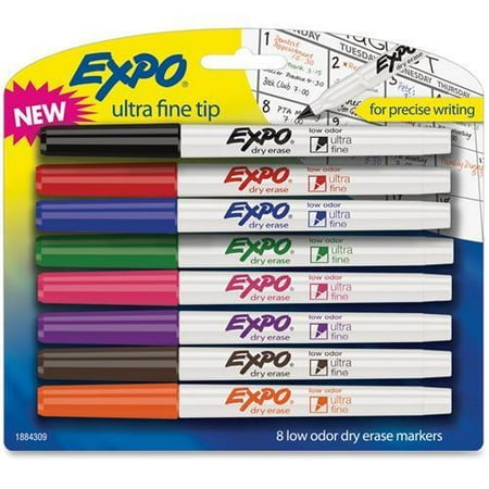 Expo 1884309 Ultra Fine Tip 8-pk Dry Erase Markers - Ultra