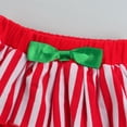 thumbnail image 6 of Jxzom Toddler Baby Girl Christmas Skirt Set Long Sleeve T-Shirt Tops + Plaid Skirt Outfits 2Pcs Clothes Set, 6 of 7