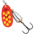 thumbnail image 1 of Blue Fox Classic Vibrax 1/4 oz, Flo Red/Flo Yellow/Silver, 1 of 2