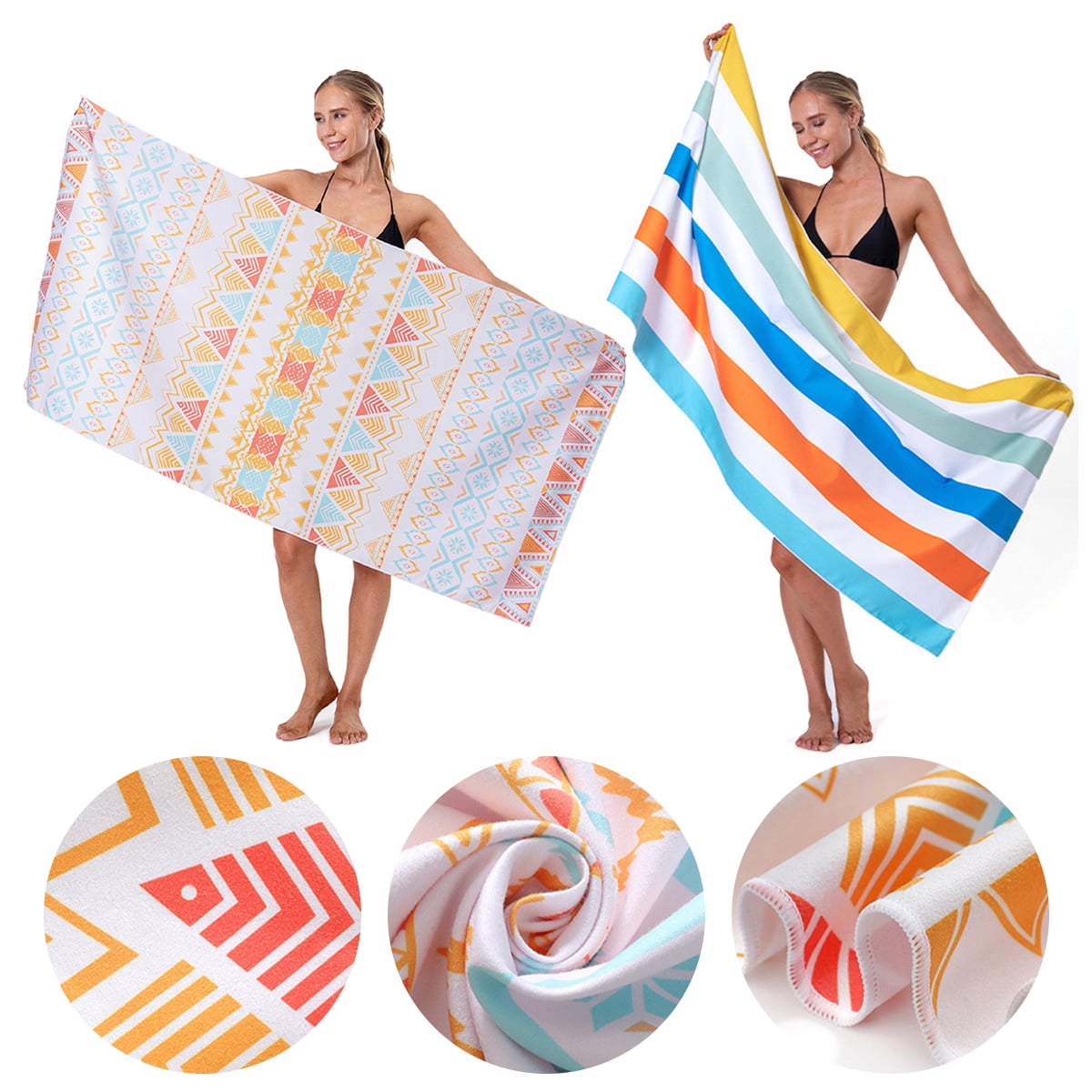 Travel swimming sports universal extra large quick drying Microfibre Bath Towel 