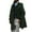 Green, variant on TJAZFJPA Men's Wool Jackets and Coats Tall Men Plus Size Winter Coat Lapel Long Sleeve Padded Leather Jacket Vintage Thicken Coat Sheepskin Jacket Jackets for Men Fashion Hip Hop Men's Overcoat Long