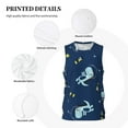 thumbnail image 3 of Honeii Space Dinosaur print basktball shirt for men and women, Unisex basketball jersey for Theme party-Medium, 3 of 6