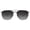 Black Gradiant, variant on Women’s Square Aviator Sunglasses Polarized UV400 Gradient Lens Lightweight Fashion Driving Outdoor Rose Gold Metal / Brown
