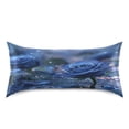 thumbnail image 2 of Satin Pillowcase Home Luxury Envelope Pillowcases Soft And Smooth Blue Roses, 2 of 6