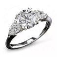 thumbnail image 2 of 2.70 Carat Round Lab Created Diamond Engagement Ring in 14K White Gold - IGI Certified, Elegant Design, 2 of 2