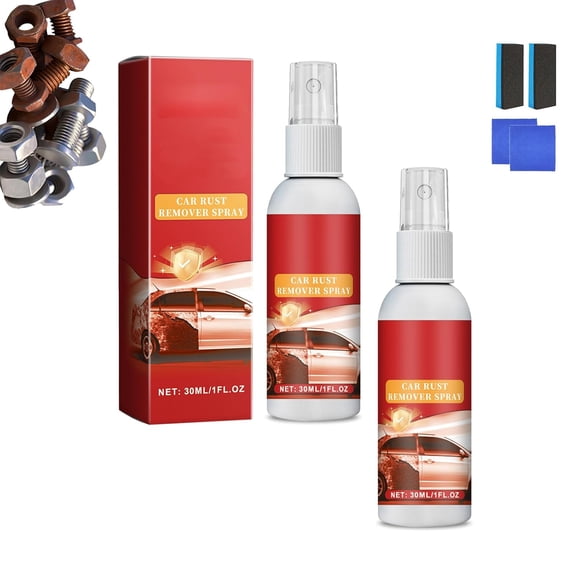 Car Rust Remover Spray for Tools & Metal Parts, 2pc