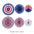 thumbnail image 5 of 250th Anniversary Independence Party Decorations Kit, 4th of July Patriotic Party Supplies Set, Red White and Blue Decor for USA Birthday Celebration, 5 of 7