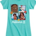 thumbnail image 3 of Moana 2 - Moana 2 Grid - Girl's Toddler And Youth Fitted Short Sleeve Graphic T-Shirt, 3 of 5