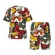 thumbnail image 1 of Balery Retro Floral Butterfly Conjunto de Pijama Infantil de Manga Corta con Estampado – Ropa de Dormir de Algodón Suave-X-Large, 1 of 6