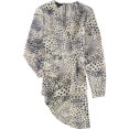thumbnail image 1 of Alfani Womens Animal Print Pullover Blouse beige M, 1 of 2