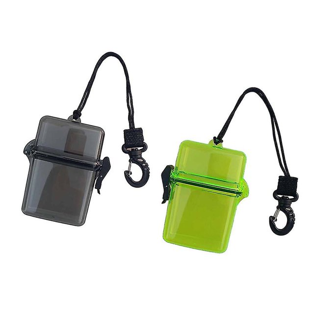 2 uds Clip de contenedor de caja seca impermeable para buceo Surf transparente Kaili Sencillez