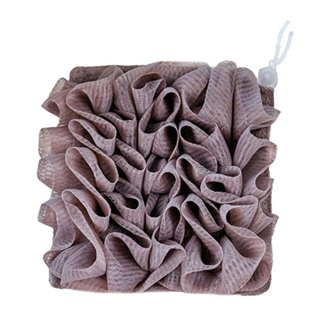 NEW 2-In-1 Bath Ball Towel Loofah With Drawstring Closure For Soap Soft Exfoliating Mesh Shower Sponge Skin Care Bathing Tool