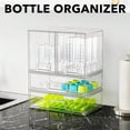 thumbnail image 3 of SpaceAid Bottle Storage Organizer - Acrylic Bottles Station Organizer Container Stackable Clear Drawers for Countertop Vanity Bathroom Cabinet Pantry Organization 4 Pack 2M2L 14.4 H, 3 of 3