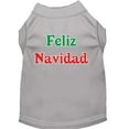 thumbnail image 4 of Christmas Screenprinted Dog Shirt, "Feliz Navidad", 4 of 11