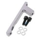thumbnail image 4 of Adaptador para pinza de freno de disco de bicicleta, adaptador con tornillos de montaje y Plateado, 4 of 9