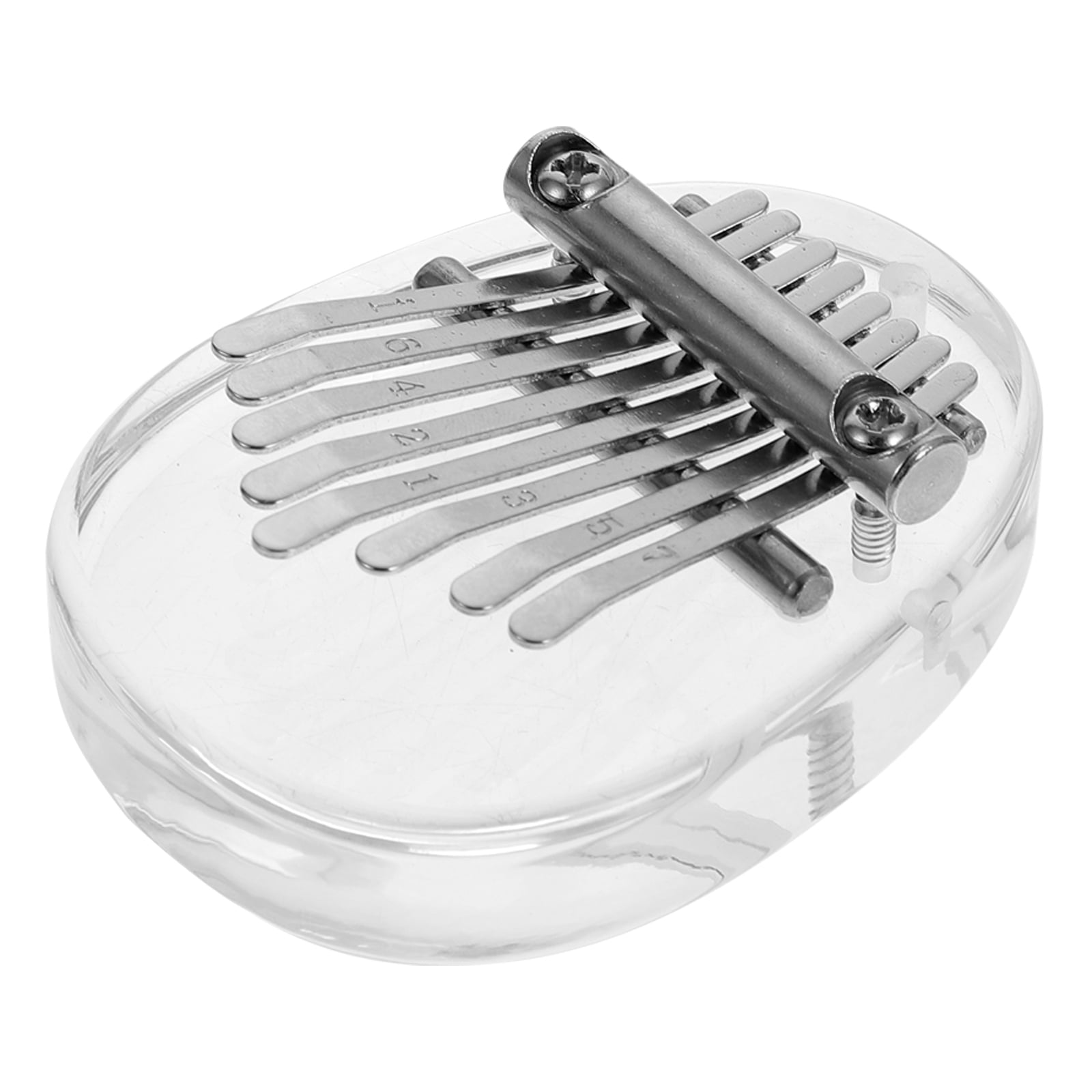 Piano Kalimba Finger Thumb Hand Instrument Instruments Marimba Music Small Wooden Harp Rainbow