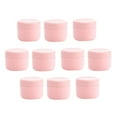 thumbnail image 4 of Envases cosméticos de crema facial vacíos de plástico recargables con tapas rosa 50g 3 piezas 4 piezas, 4 of 8