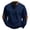 Blue, variant on Men's Leopard Print Half Zip Sweatshirt, Trendy Retro Long Sleeve Stand Collar Pullover, Fall Comfy Loose Fit Casual Top Sky Blue 3XL