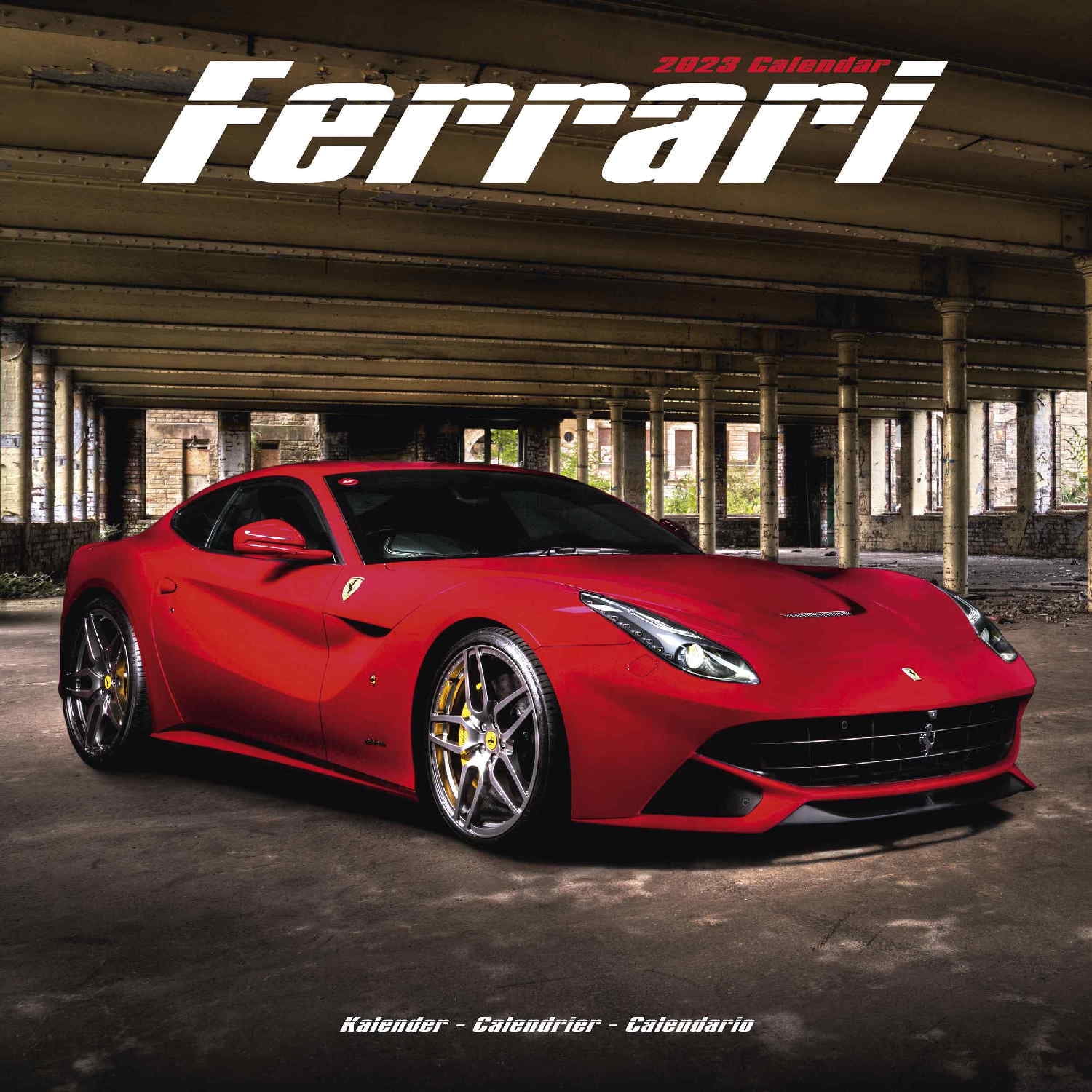 Ferrari Calendar 2023 Ferrari Premium Wall Calendar 2023