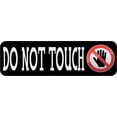 thumbnail image 2 of 10x3 Inch Do Not Step Here Symbol Sticker – Car, Truck, Bumper Decal 2 of 6