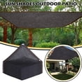 thumbnail image 4 of Sun Shade Sail - Cool Area Sun Shade Sail,Waterproof Sunshade Sail Square Rectangular Sunshade Cloth Outdoor Sunshade Garden Terrace Gray Sunshade Canopy, 4 of 8
