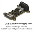 thumbnail image 4 of TYPE-C USB to CAN Module CANable SLCAN Debugger CAN Bus Transceiver Adapter Support Python-CAN Communication Software,1 * usb to can Module,Black, 4 of 8
