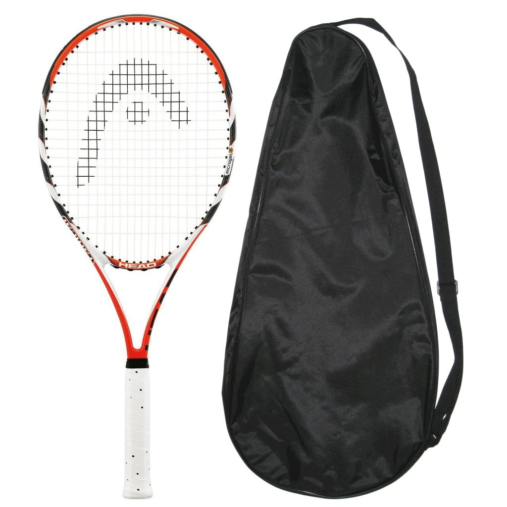 Head MicroGel Radical Oversize Tennis Racquet Strung with Cover OS