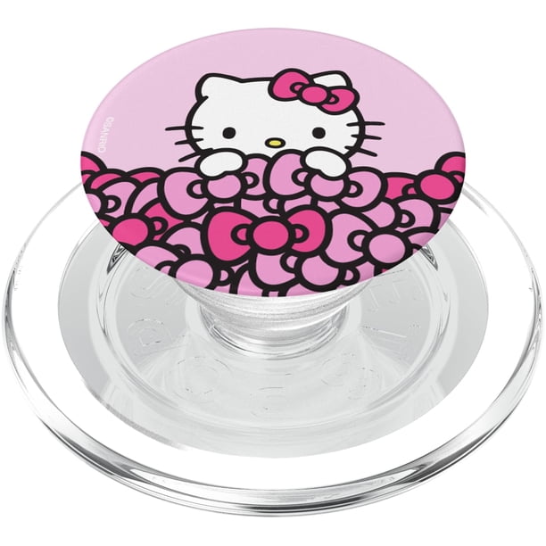 Soporte para Celular Hello Kitty Lazos Rosados PopGrip MagSafe