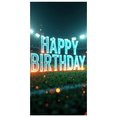 thumbnail image 3 of Neon Style Happy Birthday Banner with Flaming Footballs Party Decoration Backdrop for Birthday Parties Photography Props Sports Themed Events Celebration Decorations, 3 of 8