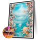 thumbnail image 2 of Cuadros Decorativos 5D bricolaje taladro redondo completo diamante pintura playa Shell Kit decoración del hogar (VIP752) Wdftyju  de costura negro 4 estilos, 2 of 9