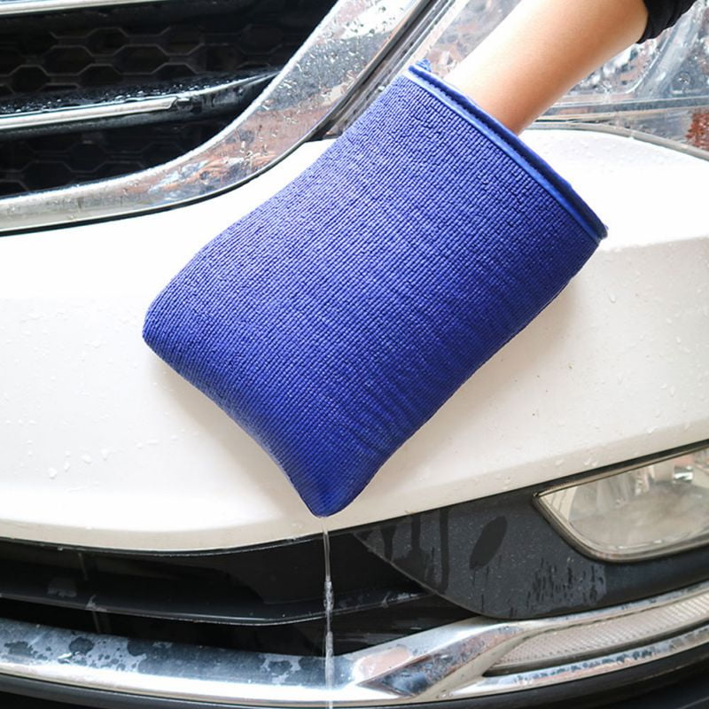 2pcs Nano Magic Clay Bar Mitt Car Wash Magic Clay Bar Cloth Pad Cleaning Towel 