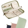 thumbnail image 1 of Estuche organizador de viaje para joyas FEMIECHO, sin enredos, verde, 1 of 7
