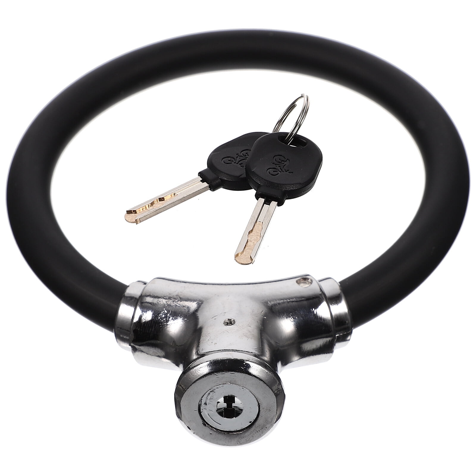 WRISTBIQUE Bike Chain Lock Metal 3Sets Anti Theft For Cyclists Outdoor Cycling 5.74X4.72X0.98In