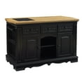 thumbnail image 1 of McNally Kitchen Island, Black, 1 of 9