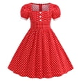 thumbnail image 2 of Gubotare Robe pour Tout-Petit Fille Robe Bébé Fille Papillon Robe Tutu à Volants Sans Manches Robes Robe de Fête 3T 4T (Rouge, 3-4 Ans), 2 of 6