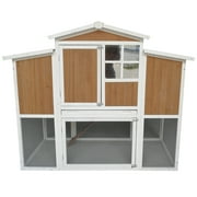 Chicken Coop 59 Backyard Wood Hen House 4 Nesting Box & Run