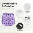 thumbnail image 6 of Fotbe Violet Womens High Waist Running Shorts Athletic Workout Quick Dry Shorts for Women with Pockets Gym Yoga Summer Shorts-Large, 6 of 9
