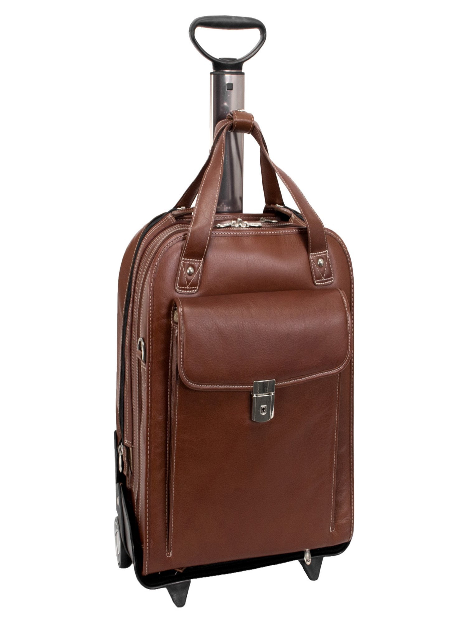 McKlein USA Siamod Pastenello Vertical DetachableWheeled Leather