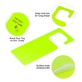thumbnail image 3 of Uxcell 2Pack 9.84" Door Hanger Signs Acrylic Sign DIY Blank Door Tag for Home Office, Fluorescent Green, 3 of 6