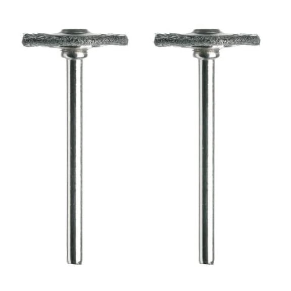 Dremel 428-02 Carbon Steel Brushes (2 Pack), 3/4" Diameter