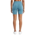 thumbnail image 3 of COUVER Women's Cotton 15-Inch Biker Shorts Sky Blue Small 1 Pack (1 Count), 3 of 6