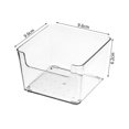 thumbnail image 2 of Kitchen Desk Drawer Organizer Transparent Drawer Storage Bin Vanity Drawer Tray, 2 of 10