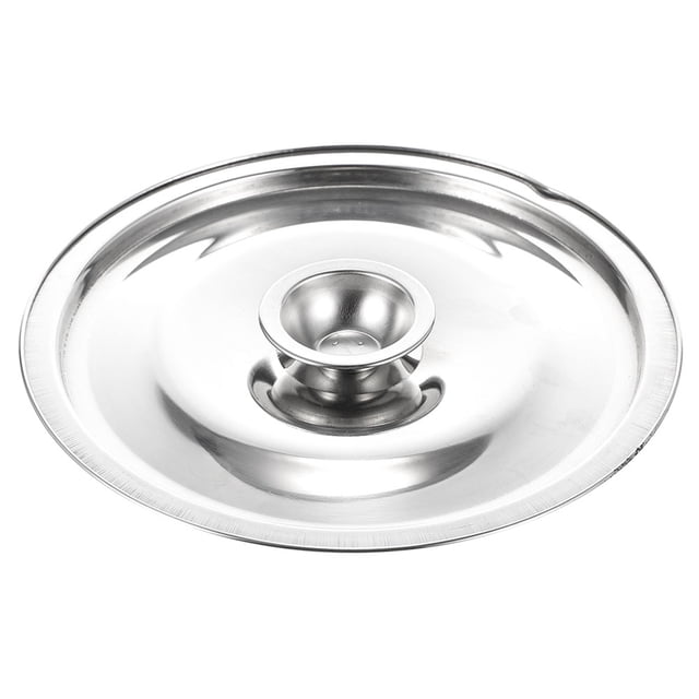 ColoMX Tapa de reemplazo de tapa de acero inoxidable Tapa de aceite de acero inoxidable Tapa para cocinar 14 cm