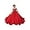 Red, variant on Satin Flower Girl Dress Off-the-Shoulder First Communion Pageant Dress with Big Bow Princess Ball Gown for Weddings Special Occasions (Ages 2-16)
