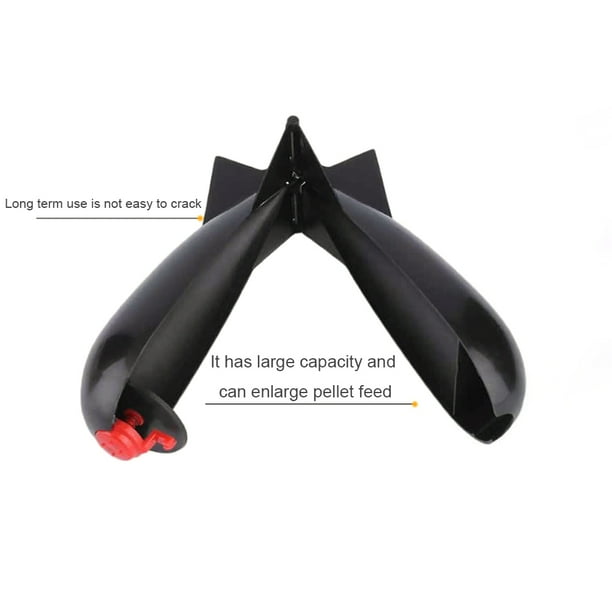 Mangeoire Flottante Spod Pour Carpe – Porte-appât Fusée, Orange, Ouverture Instantanée, Connexion 360°