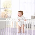 thumbnail image 3 of Sweet Jojo Designs Peony Floral Garden Purple Ivory and Green Fitted Crib Sheets 2 Piece Set, 3 of 6