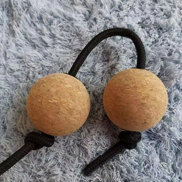 AFQH Wooden Sand Eggs Asalato African Shakers Rhythm Fingertip Ball PercussionMusical