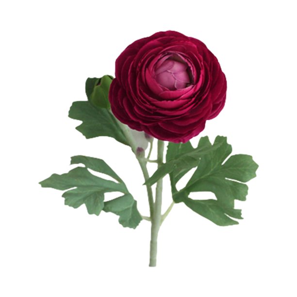 Matsuzay 2 unids/set de flores artificiales aptas para mascotas con arreglo hipoalergénico inodoro y no tóxico Decoración Rosa roja