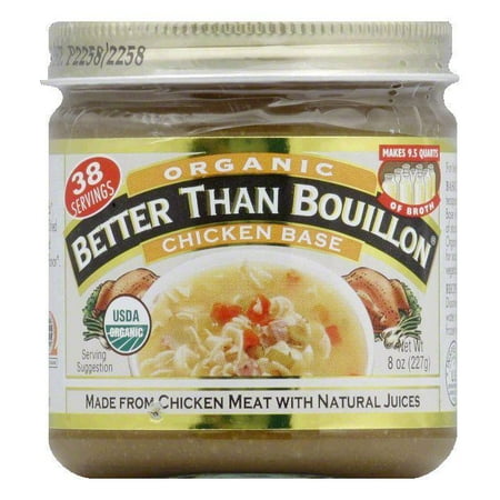 Organic Chicken Base - Better Than Bouillon Base Organic Chicken, 8 OZ (Pack of 6)
