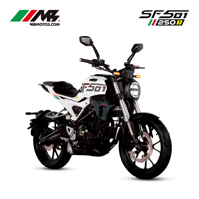 Motocicleta Deportiva MB MOTOS SF 501 250R Blanco 2025